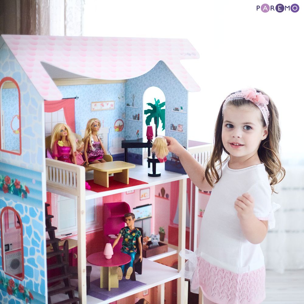 Кукольный домик Эмилия-Романья, с мебелью  